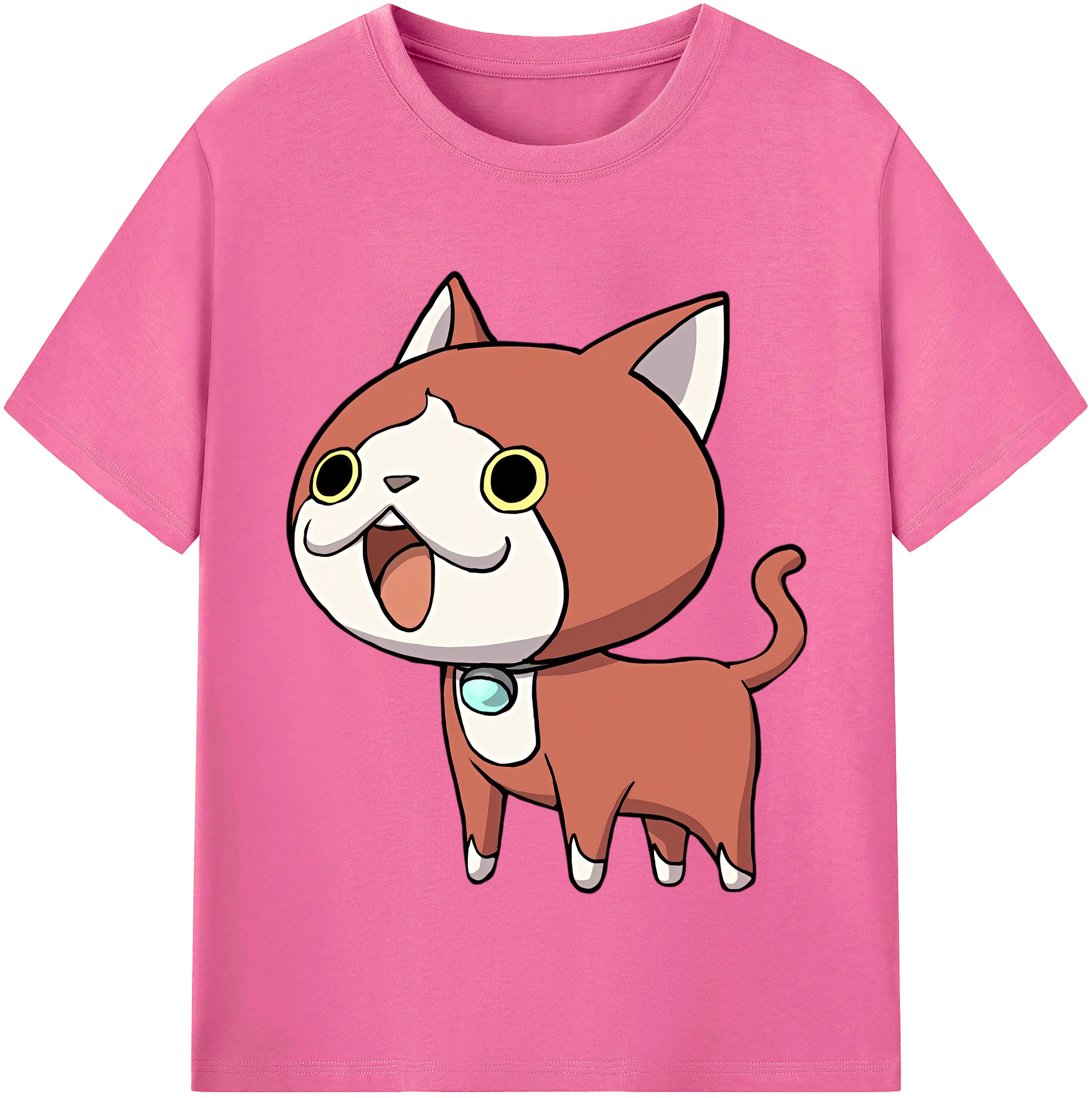 （画像用） 妖怪ウォッチ Yo-kai Watch レディースカジュアルプリントTシャツ（綿100％）
